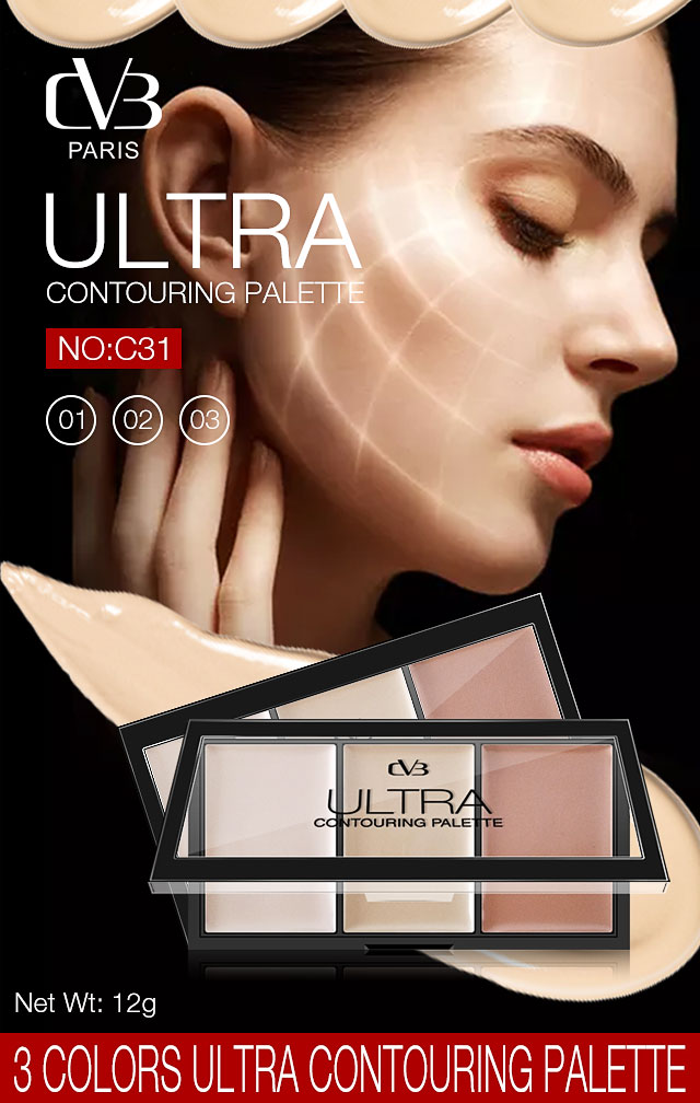 CVB 3 Colors Ultra Contouring Palette